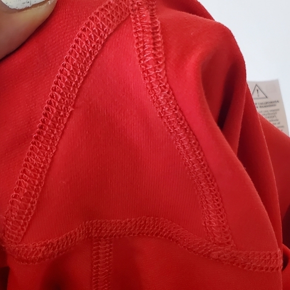 NWOT Year of Ours X Revolve Red Hot Lace Up Football Leggings Size Large - Picture 9 of 11